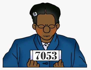 Famous People Png - Rosa Parks Arrested Cartoon, Transparent Png, Free Download
