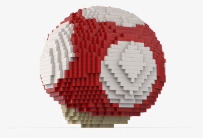 Lego Super Mushroom Building Instruction - Sphere, HD Png Download, Free Download