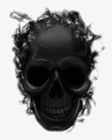 #smoke #skull #blacknwhite #sticker #mask #skeleton - Transparent Skull Of Smoke, HD Png Download, Free Download