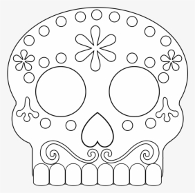 Free Printable Sugar Skull Mask, HD Png Download, Free Download