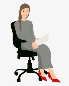 Women, Office, Document, Letter, Reading, Mail, Bill - Reading A Letter Png, Transparent Png, Free Download