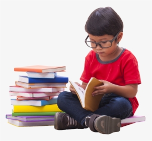 Transparent Person Reading Book Clipart - Boy Reading Book Png, Png Download, Free Download