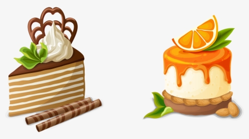 Chocolate Cheesecake Vector Fruit - Dessert Vector Png, Transparent Png, Free Download