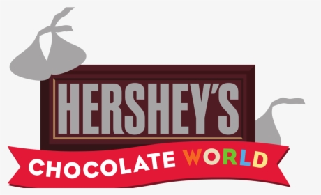 Vector Black And White Hershey Clipart Illustration - Hershey's Chocolate World Logo, HD Png Download, Free Download
