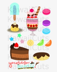 Cute Sweets Svg Cut File For Cricut, Clip Art, Vector,, HD Png Download, Free Download
