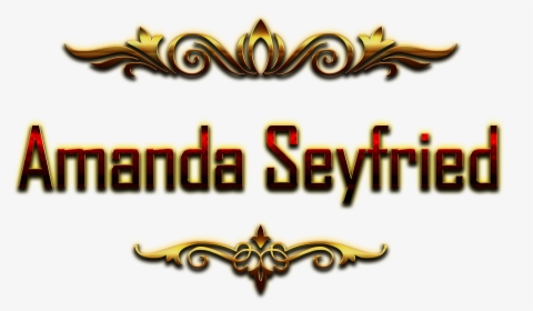 Amanda Seyfried Decorative Name Png - Friendship Day Png For Picsart ...
