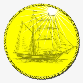 Free Golden Coin - Pirates Gold Coin Png, Transparent Png, Free Download