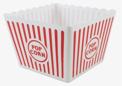 Large Plastic Popcorn Holder - Popcorn Bowl, HD Png Download, Free Download