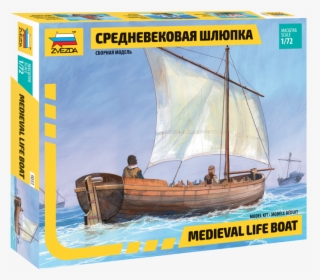 72 Medieval Life Boat - Boats From The 1600, HD Png Download, Free Download