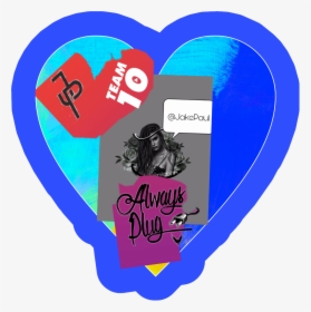 #alissaviolet #jakepaul #team10 #always Plug - Heart, HD Png Download, Free Download