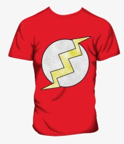 Sheldon Cooper"s Favorite Flash T Shirt On A T Shirt - Active Shirt, HD Png Download, Free Download