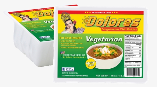 Dolores Vegetarian Chili - Dolores Chili Brick, HD Png Download, Free Download