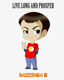 Sheldon Cooper Chibi , Png Download - Sheldon Cooper Chibi, Transparent Png, Free Download