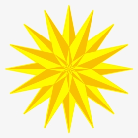 Yellow 3d Star Png - Sccadvasa Logo, Transparent Png, Free Download