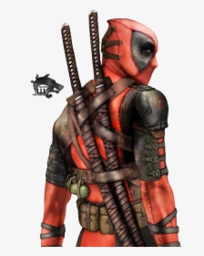 Youtube Transprent Png Free - Deadpool With White Background, Transparent Png, Free Download