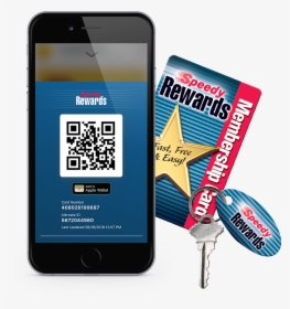 Speedy Rewards Mobile App And Membership Card, HD Png Download, Free Download