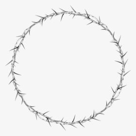 Crown Of Thorns, Circle, Frame, Border, Abstract, Art, HD Png Download, Free Download