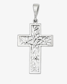 White Gold Thorn Cross, HD Png Download, Free Download