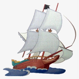 Pirate Ship Clipart Brigantine Caravel Clip Art, HD Png Download, Free Download