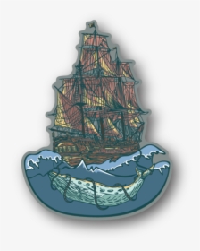 Whale Pirate Ship Sticker"     Data Rimg="lazy"  Data, HD Png Download, Free Download