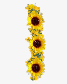 #sunflower #glitter #hanging #flower, HD Png Download, Free Download