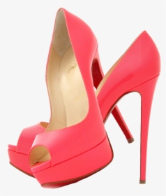 Yükle Christian Louboutin Florescent Pink Lady Peep, HD Png Download, Free Download