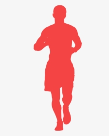 Running Man Silhouette Png, Transparent Png, Free Download