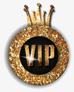 #golden #vip #glitter #logo #crown #glow #ftestickers, HD Png Download, Free Download