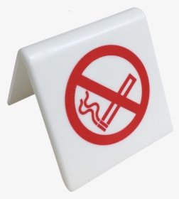 No Smoking Symbol Table Tent Notice, HD Png Download, Free Download