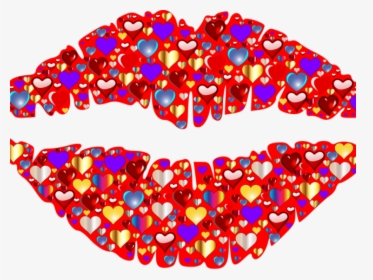 Kisses Clipart Red Lips Wallpaper, HD Png Download, Free Download