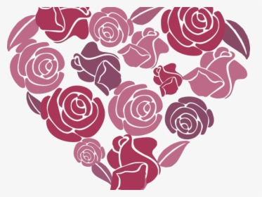 Rose Heart Cliparts, HD Png Download, Free Download