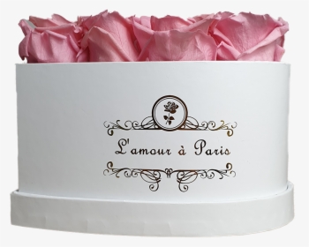 L"amour Forever Rose Heart Shaped White Box With Pink, HD Png Download, Free Download