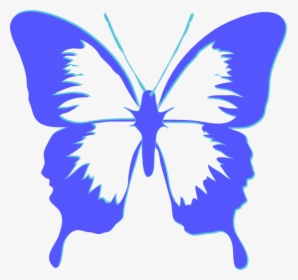 Butterfly Light Blue Svg Clip Arts, HD Png Download, Free Download
