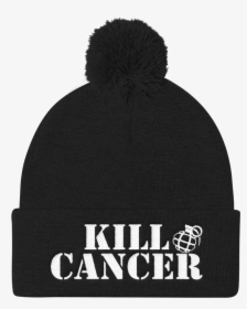 Lung Cancer Awareness Pom-pom Beanie"  Class=, HD Png Download, Free Download