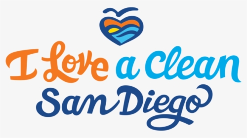 I Love A Clean San Diego Logo 300dpi, HD Png Download, Free Download