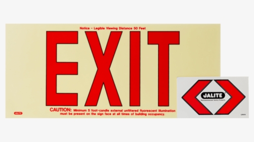 Exit Photoluminescent, Red, No Frame, HD Png Download, Free Download