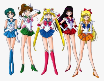 Sailormoon Sailormars Sailorjupiter Sailormercury Sailo, HD Png Download, Free Download