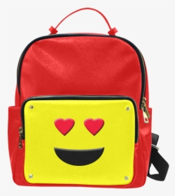Emoticon Heart Smiley Campus Backpack/small, HD Png Download, Free Download