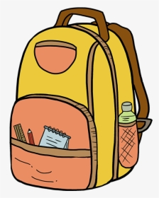 How To Draw Backpack, HD Png Download, Free Download