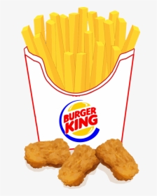 Burger King Chicken Nuggets And Fries"  Class="img, HD Png Download, Free Download