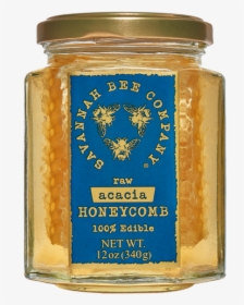 This Hexagonal Jar Contains Acacia Honeycomb And Honey, HD Png Download, Free Download