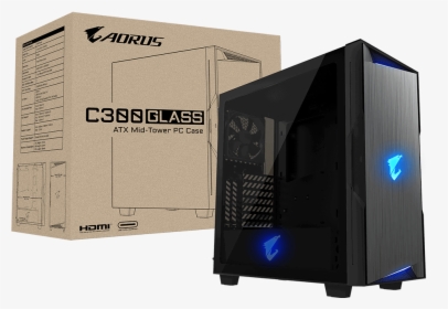 Gigabyte Aorus C300 Glass Box, HD Png Download, Free Download