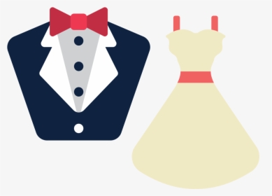 Wedding Dress Suit Clip Art, HD Png Download, Free Download