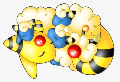 Ampharos And The Attack Of The Fluffy Mareep Blank, HD Png Download, Free Download