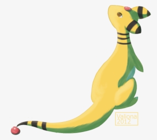 Ampharos By Valiona, HD Png Download, Free Download