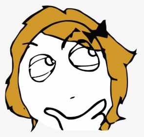 Transparent Thinking Meme Face Png, Png Download, Free Download