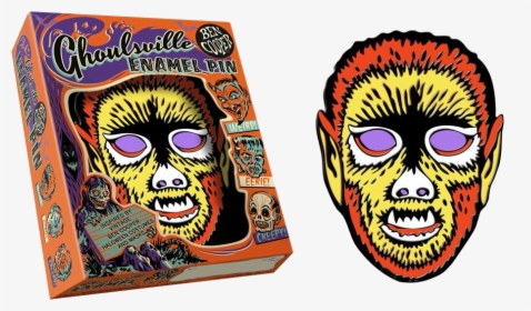 Ghoulsville Electric Wolfman Lapel Pin, HD Png Download, Free Download