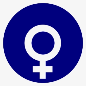 Female Gender Symbol In A Circle Clip Arts, HD Png Download, Free Download