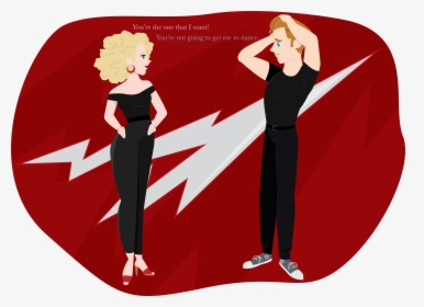 Danny And Sandy Cartoon Clipart , Png Download, Transparent Png, Free Download