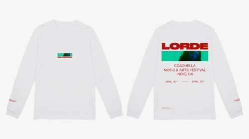 Melodrama Coachella Long Sleeve Tee Lorde Official, HD Png Download, Free Download